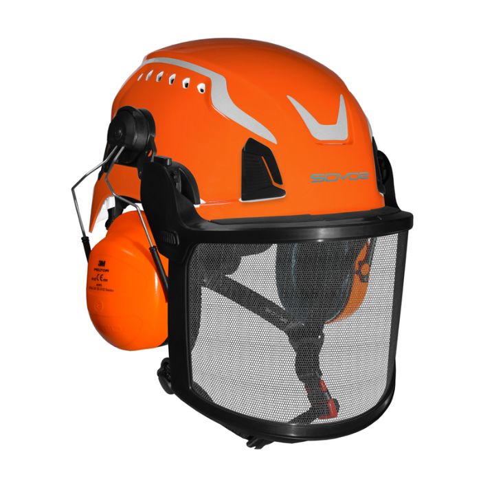 S3200 Orange Hi Vis Helmet KIT 1 700x